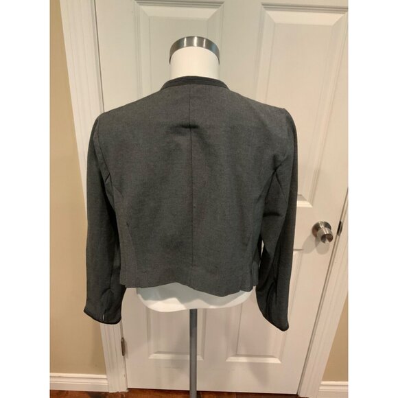 Torrid Gray Cropped Military Jacket, Size 1 (XL) Plus - Picture 6 of 7